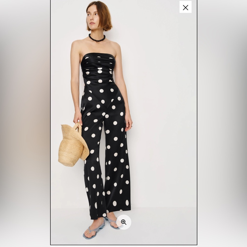 Reformation Marisol Silk Two Piece Set